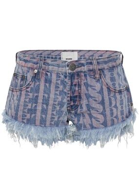 One Teaspoon Dukes Denim Shorts, Pacifica Print, Size 32 Boho Low Waist Shorts